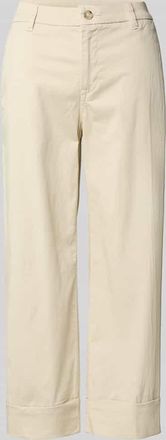 s.Oliver Red Label Wide Leg Culotte aus Baumwoll-Mix in Beige, Gr&ouml;&szlig;e 34