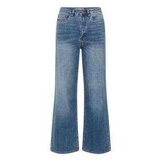 Kaffe KAmeadow HW Reg Fit Jeans - - Jeans - Donna - Blu - W32 L32