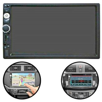 Trade Shop Trade Shop - Radio De Autom&oacute;vil 7 pulgada 2 Din Touck Scheet Stereo Bluetooth Aux Usb Fm Tf Ec-7020