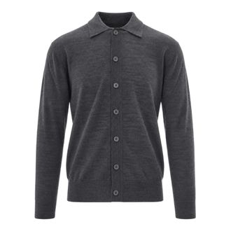 Paolo Pecora Cardigan - - Knitwear - Uomo - Grigio - M