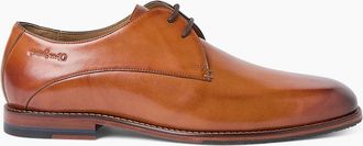 Oliver Sweeney Mens Oliver Sweeney Antiqued Leather Derby Shoes - Brown - Size: UK-11 / us-12 / eu-45