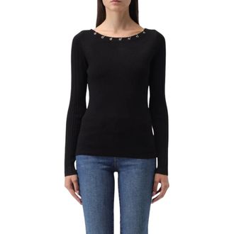 Liu Jo Trui met ronde hals - Dames - Ronde hals truien - Zwart - XS - Truien & Vesten