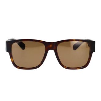 Bulgari Geometric Shape Polarized Sunglasses