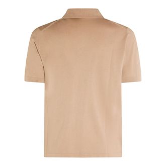 Eleventy Mens T-Shirts And Polos Cammello _100 % Co
