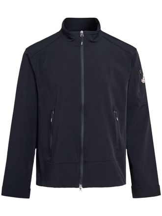 Pyrenex Minimalist Black Jacket with High Collar