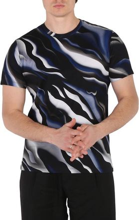 Roberto Cavalli Mens Sistine Chapel Print Short Sleeve Cotton T-Shirt, Size Medium