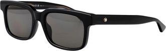 Montblanc Stijlvolle zonnebril met model Mb 0383S - Heren - Zonnebrillen - Zwart - 54 MM - Accessoires