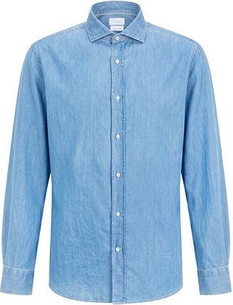 Brunello Cucinelli TOPWEAR - Denim shirts on YOOX.COM