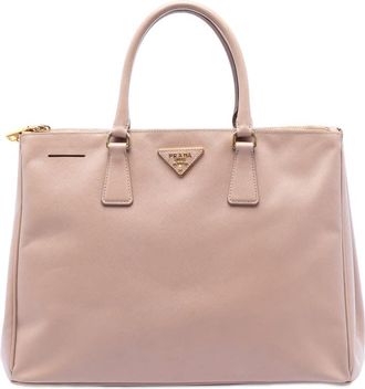 Prada Pre-owned Prada Large Saffiano Lux Galleria Double Zip Satchel B3JAXZ1Z6V32JO6G