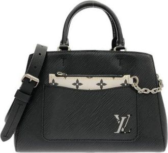 Louis Vuitton Pre-owned Epi Marelle Tote BB Calf Tote Bag - Dames - Vintage Handtas - Zwart - ONE Size - Leer - Vintage