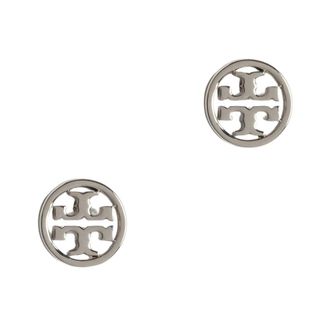 Tory Burch Icon Stud Earring - - Accessories - Donna - Grigio - ONE SIZE