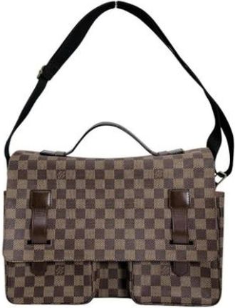Louis Vuitton Tweedehands Canvas Louis Vuitton tassen - Dames - Vintage Handtas - Bruin - ONE Size - Vintage