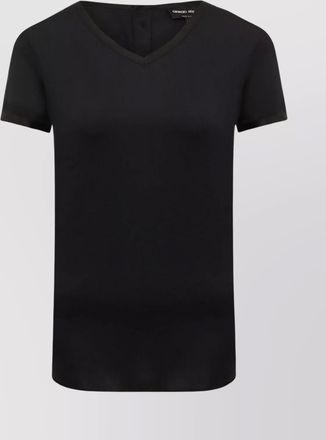 Giorgio Armani v-neck short sleeve staple top