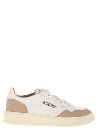Autry Medalist Low-Sneaker aus Leder und Wildleder