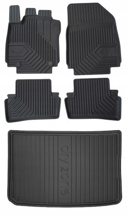 OEM Juego De 77 Alfombrillas Para Renault Clio 4 Hatchback 2012-2020 5 Puertas