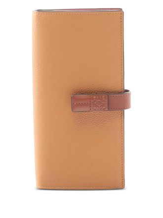 Loewe 2010s large vertical bi-fold leather wallet - Neutrals