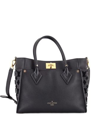 Louis Vuitton On My Side Monogram Tuffetage Leather MM tote bag - Nero