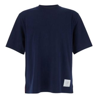 Thom Browne Short Sleeve T-Shirt Navy MJS288A-00042-415