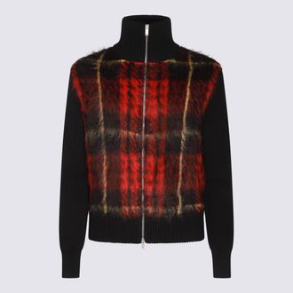 Alexander McQueen Black And Red Knitwear