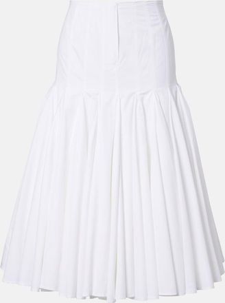 Jacquemus Falda midi Agave de popel&iacute;n de algod&oacute;n