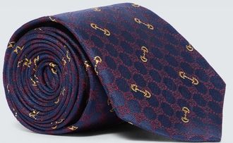 Gucci GG silk jacquard tie