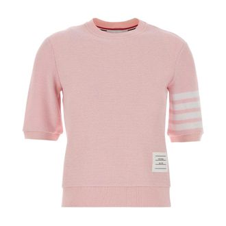 Thom Browne Dames, Truien, Roze, Maat: 3XS Katoen
