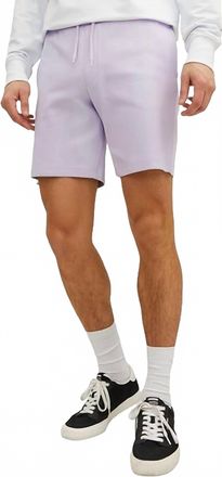 Jack & Jones Nafa Sweat Shorts In Orchid