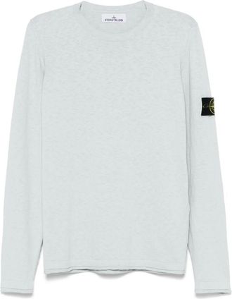 Stone Island Stocking Stitch Organic Cotton Nylon Crewneck