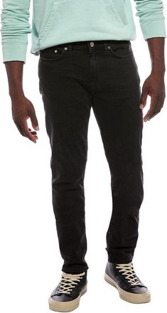 Blk Dnm Black Straight Jean