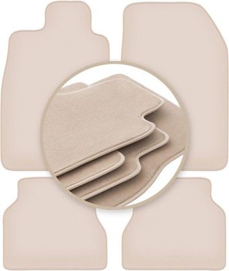 OEM Alfombrillas Beige Premium Para: Citro&euml;n Xm Break, Station Wagon, Sedan, Hatchback, Liftback 1989-2000