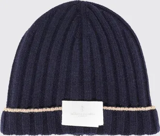 Brunello Cucinelli Ribbed Pure Cashmere Beanie with Cuff