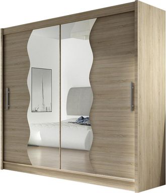 Mirjan24 Armario Closico 125, Roble Sonoma, 215x180x57cm, Puertas De Armario: Correderas, N&uacute;mero De Estantes: 0
