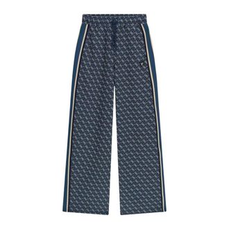 Guess Dames, Broeken, Blauw, Maat: M Poliester