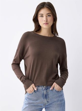 Twik Womens Loose crew-neck sweater