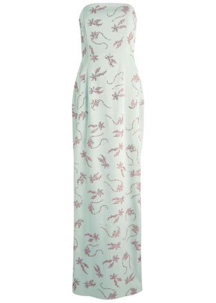 16Arlington Frasia Embellished Satin Gown - Mint - 16 (UK16 / XL)