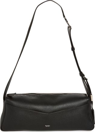 Max Mara Skippers Leather Shoulder Bag in Black at Nordstrom
