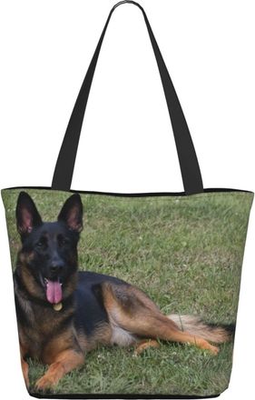 AOOEDM German Shepherd Ladies Shopping Bag 13x11x7in.The Perfect ValentineS Day Gift.It Is The Best ValentineS Day Gift For Mom, Daughter, Wife,Etc