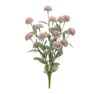 Melrose International Mini Mum Floral Bush (Set of 4) - Purple, Green