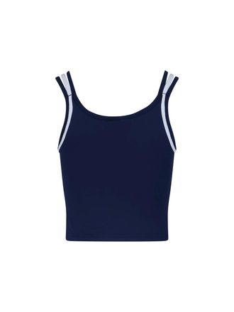 adidas Womens Top Blue Recyecled Polyester