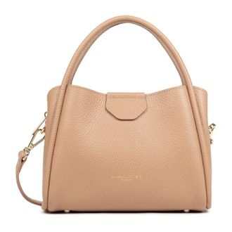 Lancaster Tote Bags, female, Beige, Size: ONE SIZE Ida Double Handbag