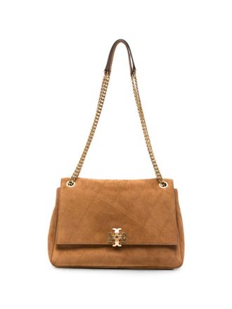 Tory Burch Borsa a tracolla Tory Burch Charlie in pelle scamosciata
