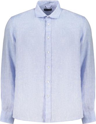 North Sails Spread Collar Shirt - Heren - Casual Overhemden - Blauw - XL - Overhemden