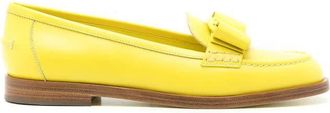 Ferragamo Ladies Yellow Loafers, US Size 6.5