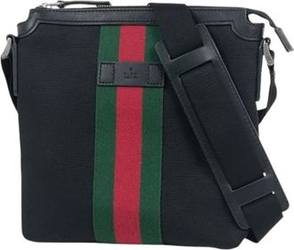Gucci unisex, Pre-owned, Zwart, Maat: ONE Size Leer