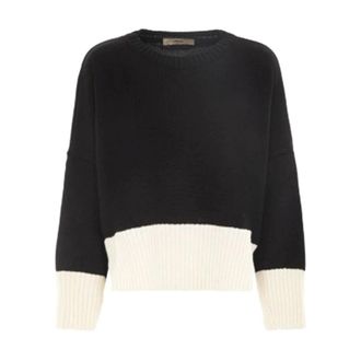 Akep Dames, Truien, Zwart, Maat: XS