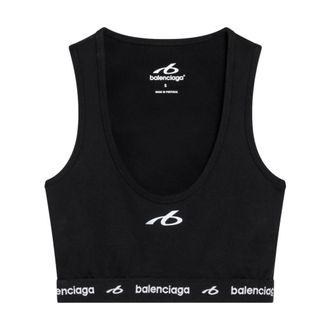 Balenciaga Bra Tank Top - female - Balenciaga - Sports Bras - Black - XS - Sport