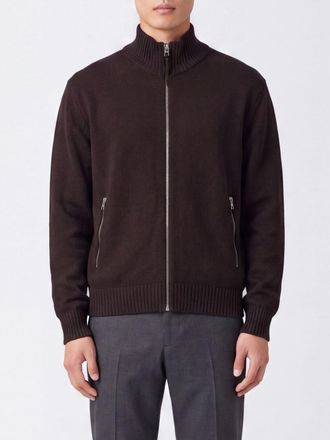 Tom Ford Maglia full-zip a collo alto in 100% lana vergine con tasche