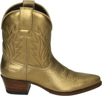 Sendra Westerse Dameslaars in Goud Nubuck - Dames - Cowboylaarzen - Geel - 39 EU - Schoenen