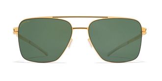 Mykita Bernie Polarized 056 Mens Sunglasses Gold Size 56