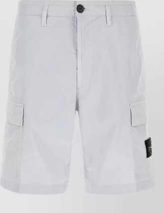 Stone Island cotton cargo shorts
